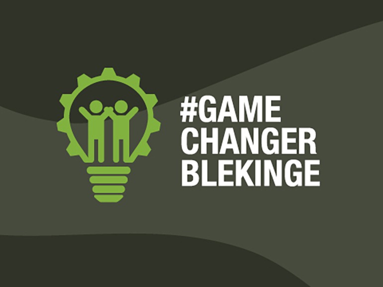 Grafik för kampanjen Game changer Blekinge