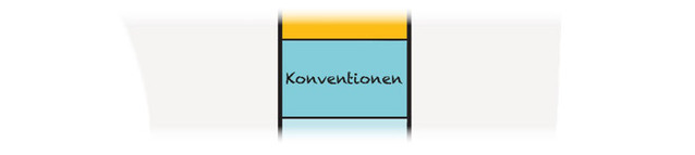 Illustration av ordet "konventionen".