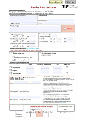 Remiss Blodcentralen